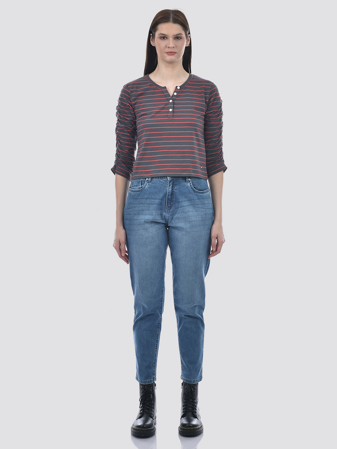 Numero Uno Women Blue Tapered Fit Sustainable Jeans